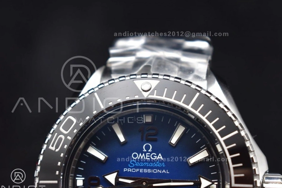on Edition 1:1 Ultra Blue Seamaster A8912 SS Dial Best Deep SBF SS Deep Bracelet 6000M Super Clone 1228